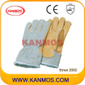 Cow Grain Palm Full Boa Lining Winter Leather Industrial Safety Work Glove (12307)